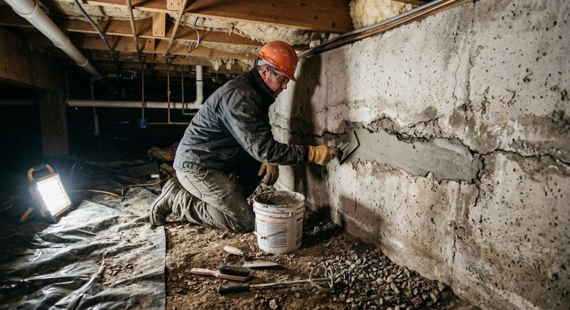 Basement Foundation Repair in Falling Waters, WV