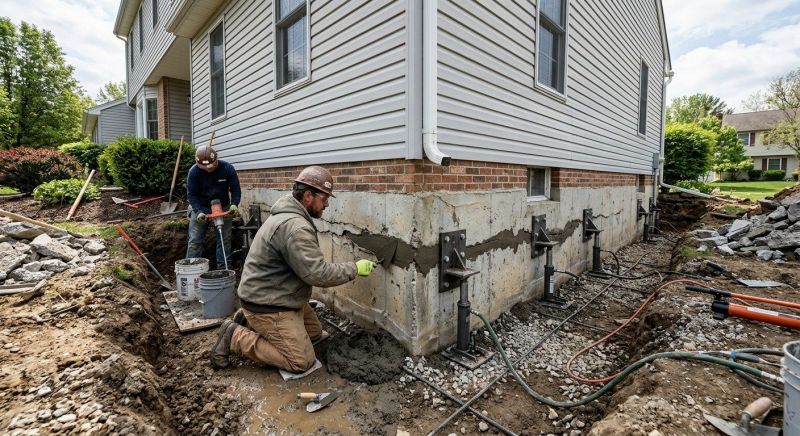 Basement Foundation Repair in Williamsport, MD
