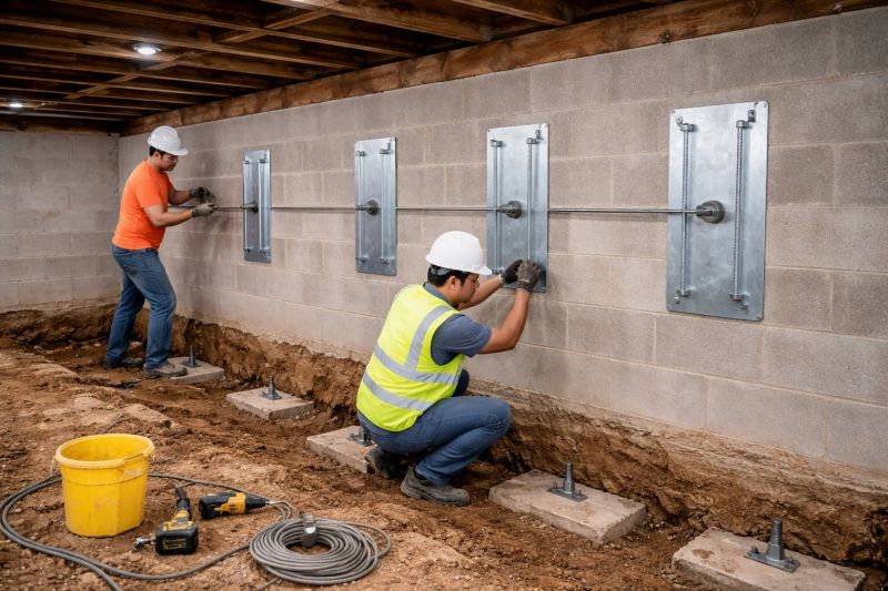 Basement Stabilization in Hagerstown, MD