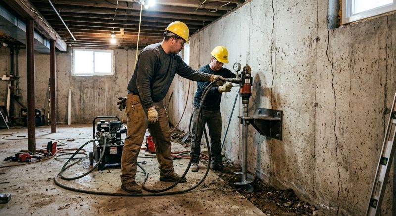 Basement Stabilization in Hagerstown, MD