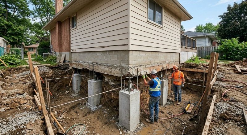 Basement Underpinning in Hagerstown, MD