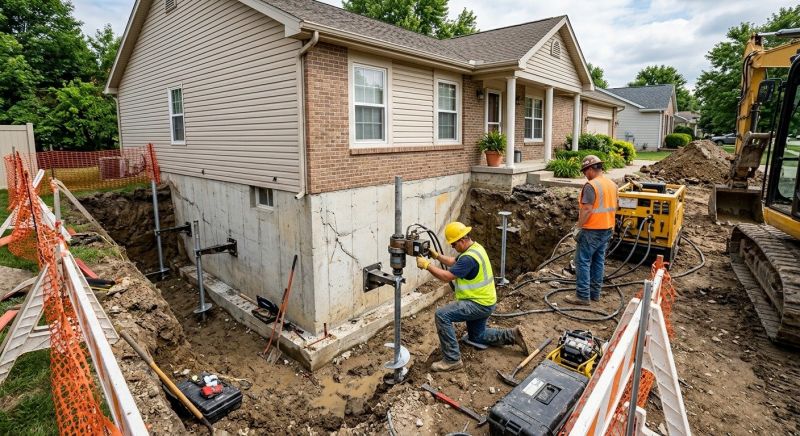 Building Foundation Repair in Martinsburg, WV