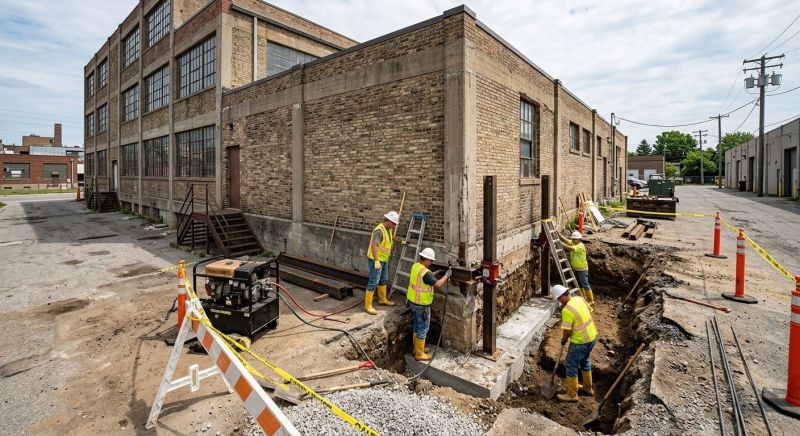 Building Foundation Repair in Ranson, WV