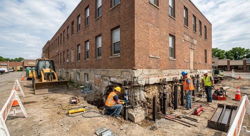 Commercial Foundation Repair in Hagerstown, MD