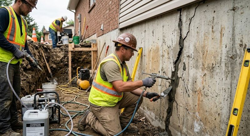 Cracked Foundation Repair in Keedysville, MD