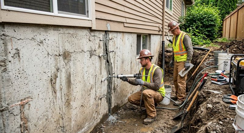 Cracked Foundation Repair in Thurmont, MD