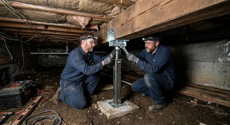 Crawlspace Foundation Repair in Falling Waters, WV