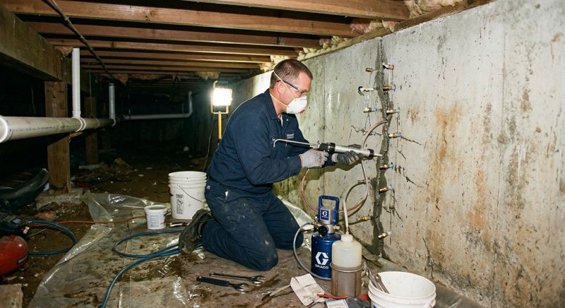 Crawlspace Foundation Repair in Jefferson, MD