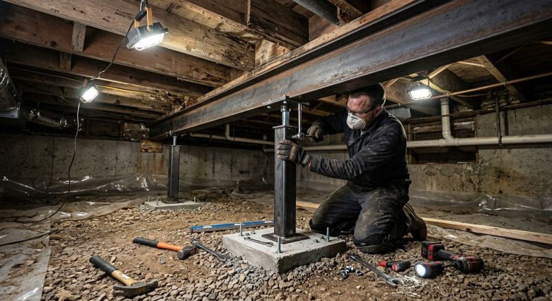 Crawlspace Structural Repair in Hagerstown, MD