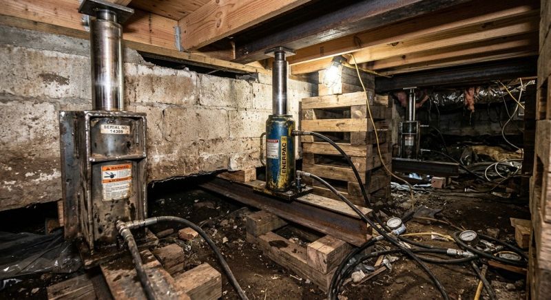 Foundation Jacking in Fairfield, PA