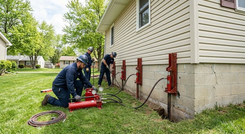 Foundation Jacking in Fayetteville, PA