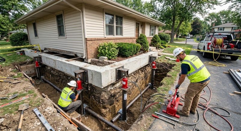Foundation Jacking in Hagerstown, MD
