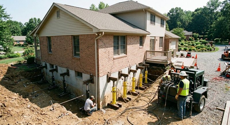 Foundation Jacking in Middletown, MD