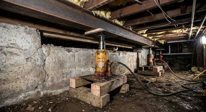 Foundation Jacking in Waynesboro, PA