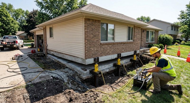 Foundation Lifting in Martinsburg, WV