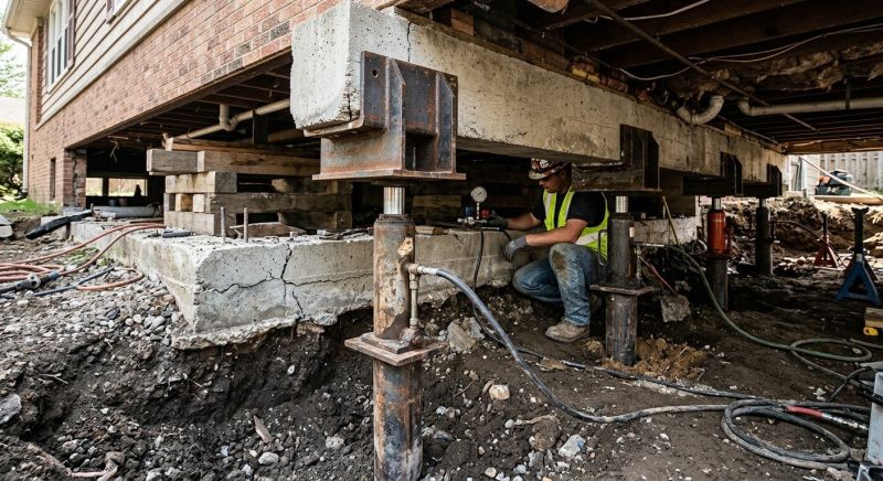 Foundation Lifting in Waynesboro, PA