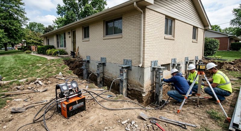 Foundation Pier Leveling in Hagerstown, MD