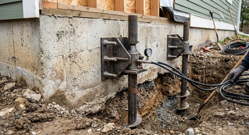 Foundation Pier Leveling in Hagerstown, MD