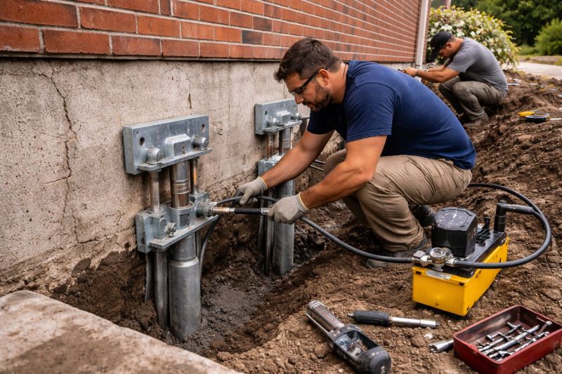 Foundation Pier Repair in Hagerstown, MD