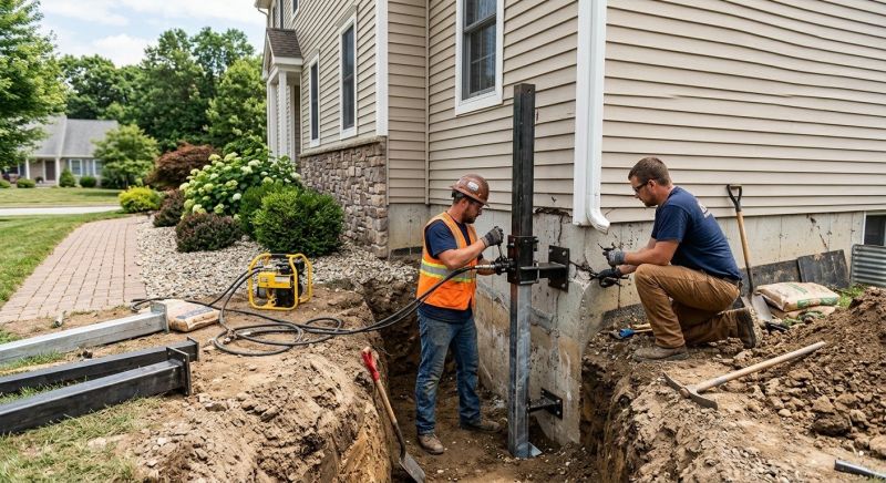 Foundation Stabilizing in Fayetteville, PA