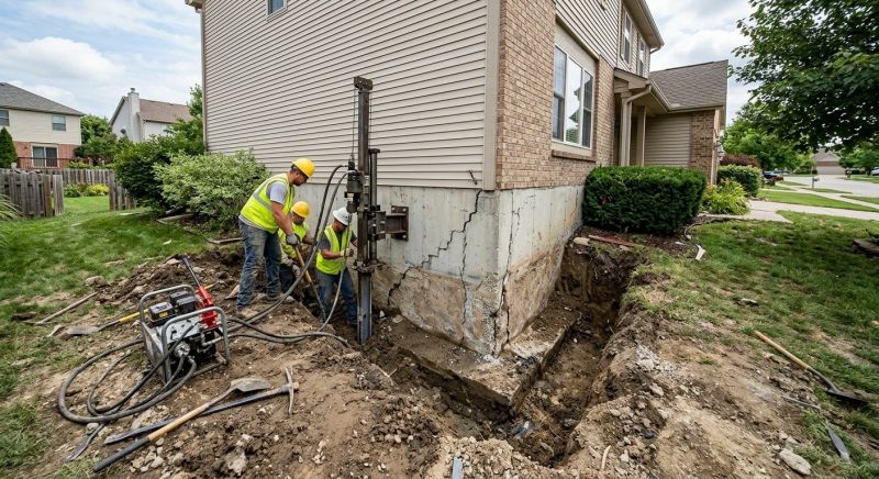 Foundation Stabilizing in Middletown, MD
