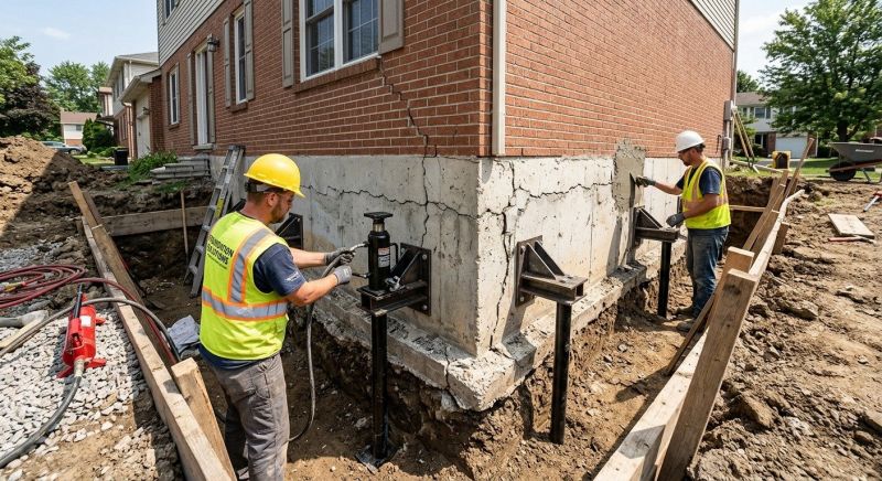 Foundation Structural Repair in Falling Waters, WV
