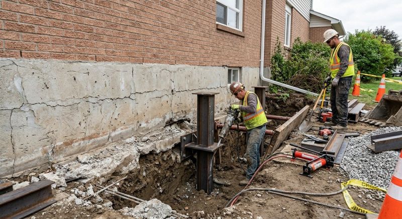 Foundation Structural Repair in Kearneysville, WV