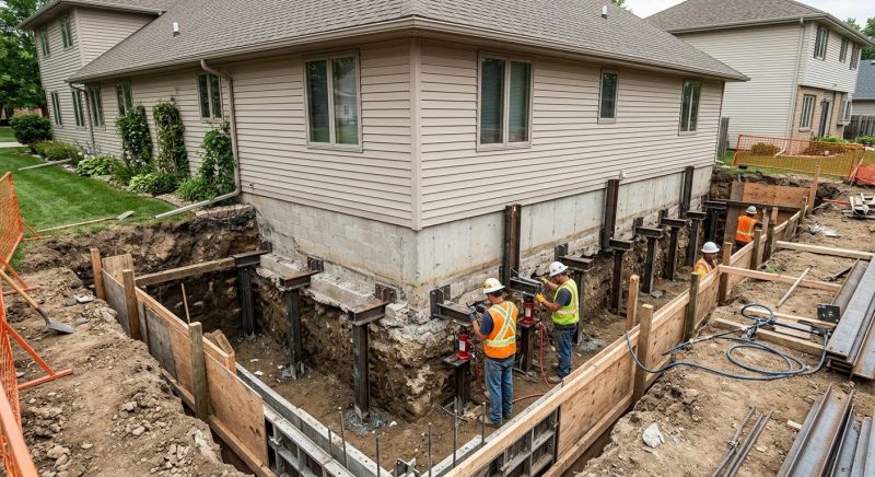 Foundation Underpinning in Hagerstown, MD