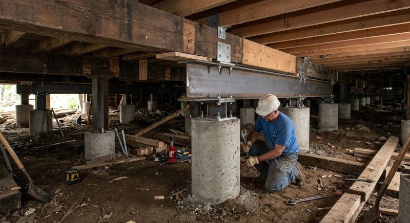 Foundation Underpinning in Hagerstown, MD