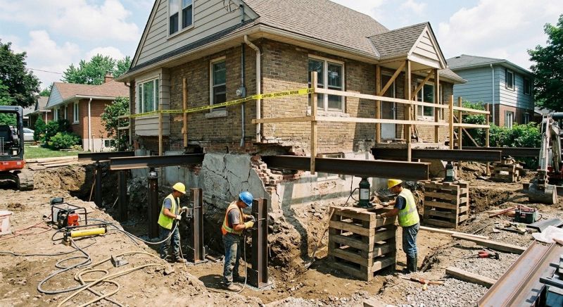 House Foundation Repair in Waynesboro, PA