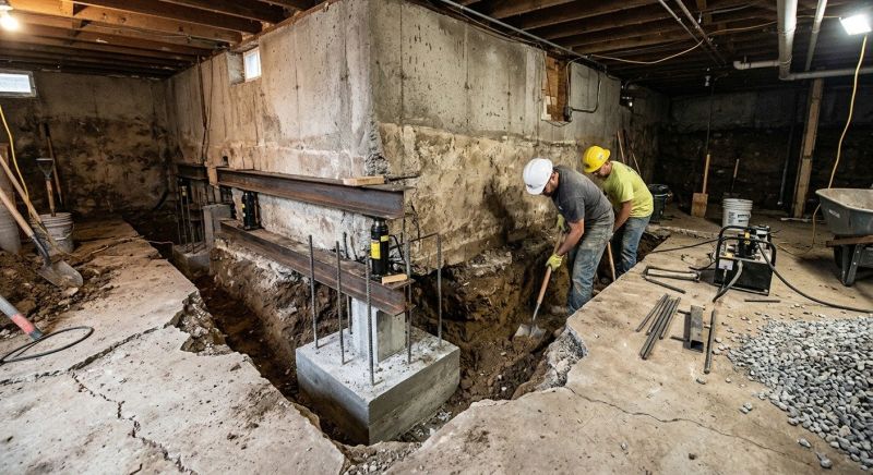 House Underpinning in Hagerstown, MD