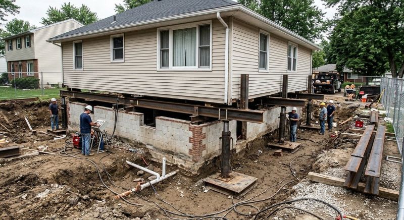 Sinking Foundation Lifting in Hagerstown, MD
