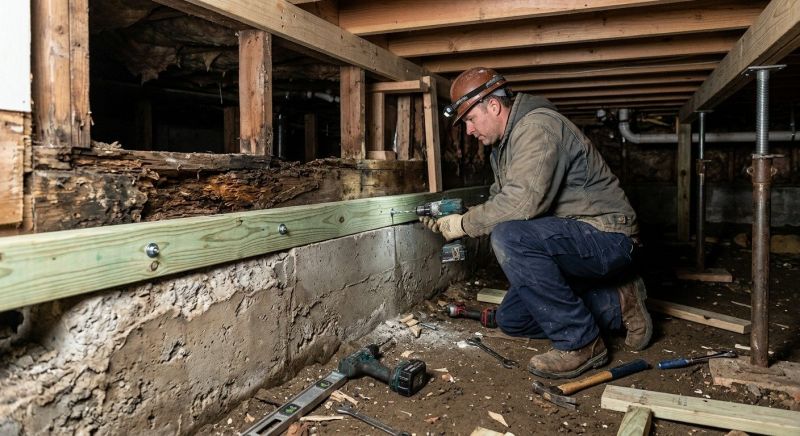 Sinking Foundation Repair in Chambersburg, PA