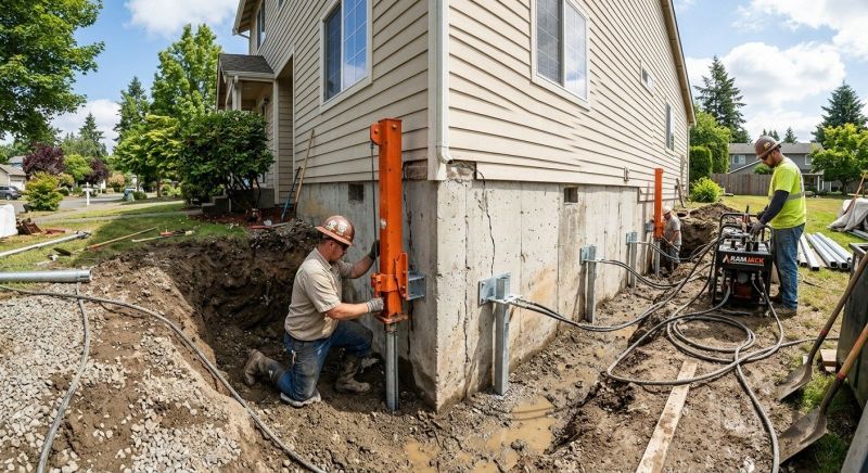 Sinking Foundation Repair in Clear Spring, MD