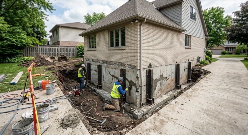 Sinking Foundation Repair in Jefferson, MD
