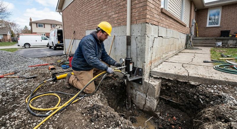 Sinking Foundation Repair in Keedysville, MD
