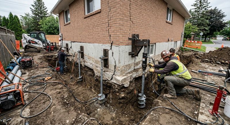 Sinking Foundation Repair in Washington County, MD