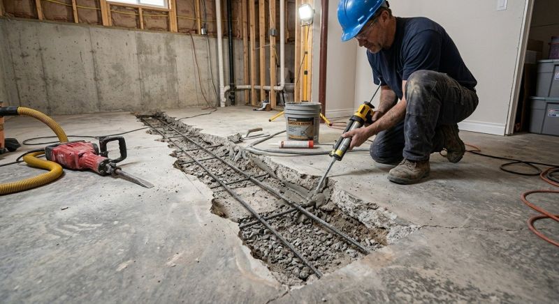 Slab Foundation Repair in Hagerstown, MD