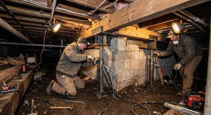Structural Foundation Repair in Shepherdstown, WV