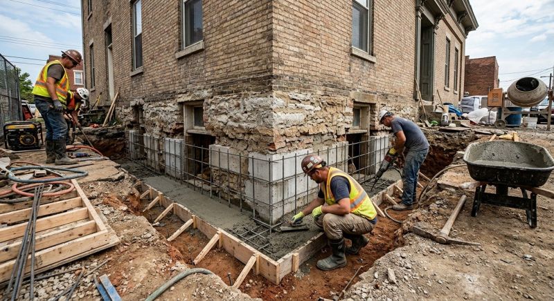 Structural Underpinning in Hagerstown, MD